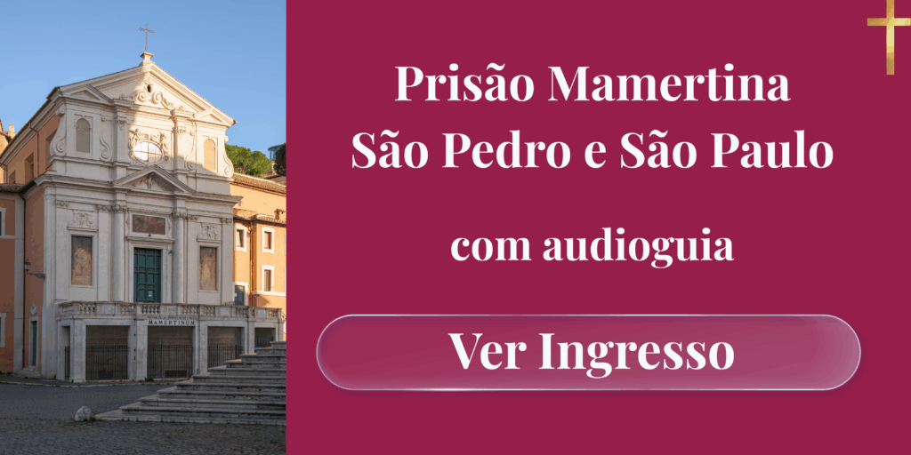 Ingresso para visitar o Cárcere Mamertino