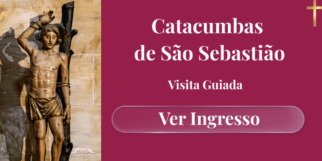 Ingresso para as Catacumbas de São Sebastião em Roma