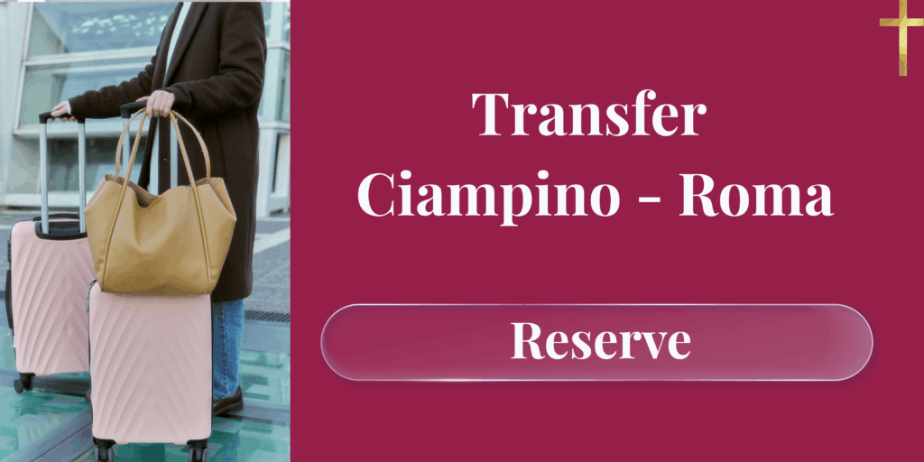 Transfer do aeroporto Ciampino para Roma