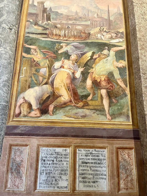 Afresco de martírio cristão em Santo Stefano Rotondo al Celio, do ciclo do Martirológio