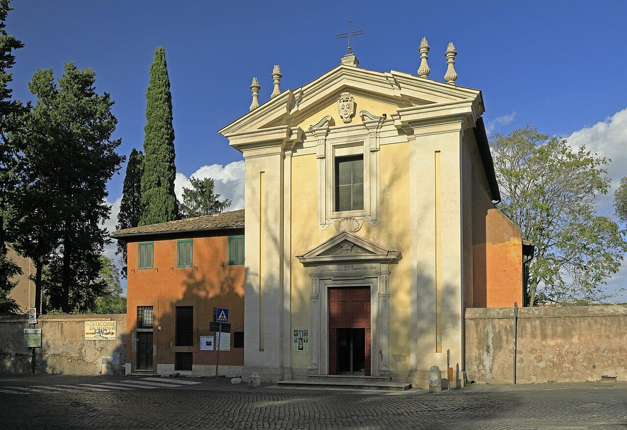 Igreja do Domine Quo Vadis, também conhecida por Santa Maria in Palmis - Roma.