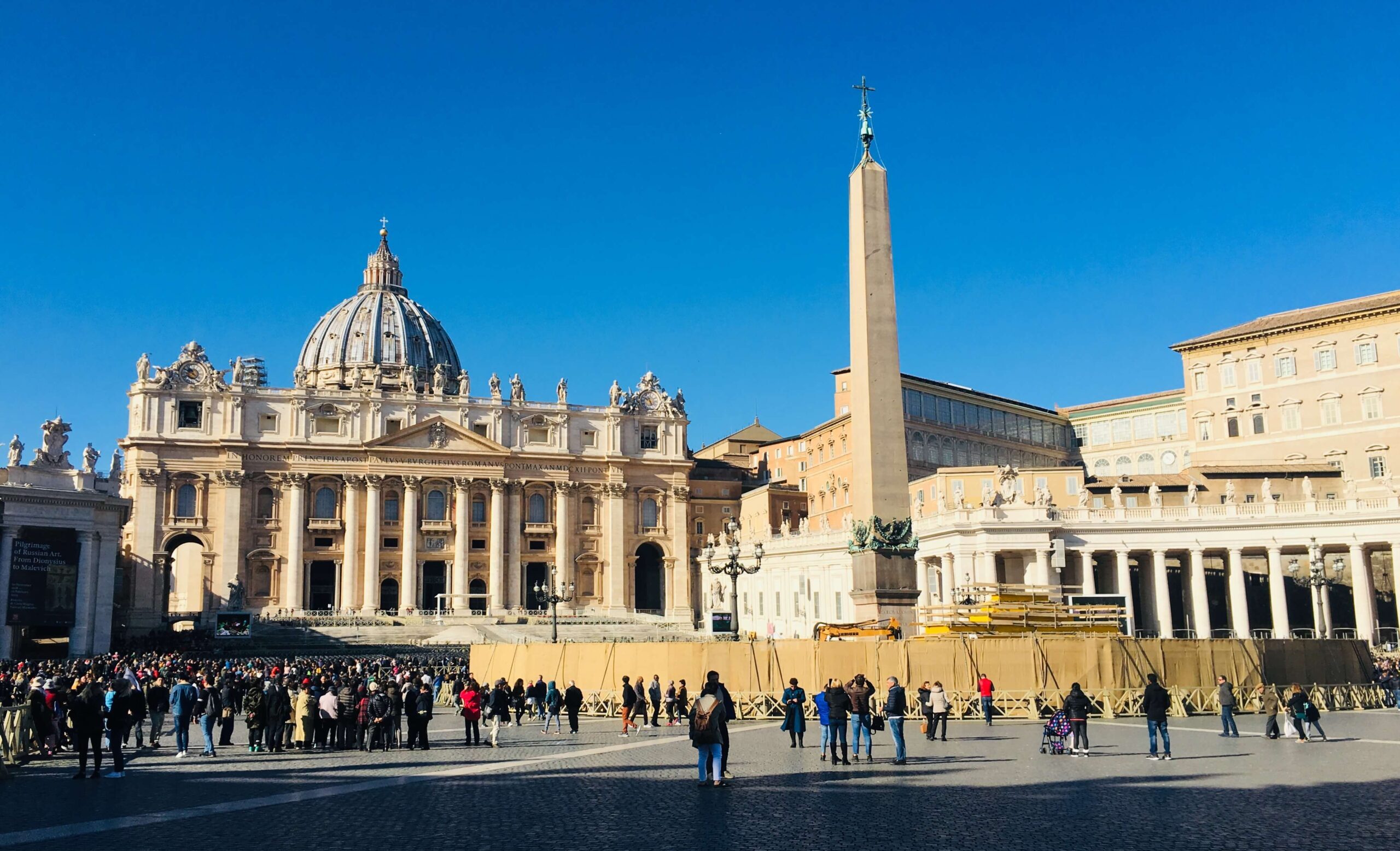 Praça São Pedro no Vaticano, local onde acontece a Audiência Geral com o Papa